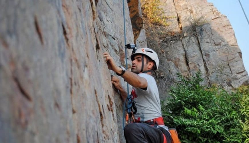 Rock Climbing and Rappelling