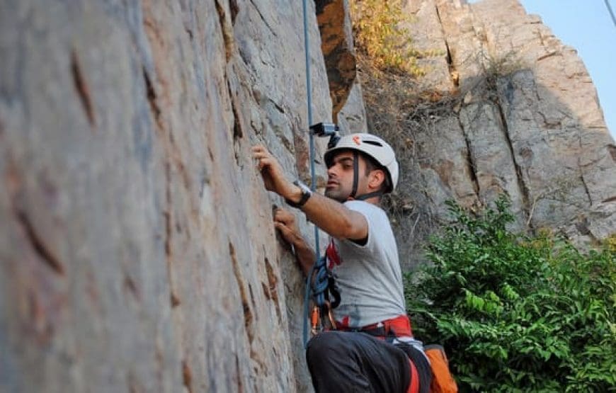 Rock Climbing And Rappelling In Bir