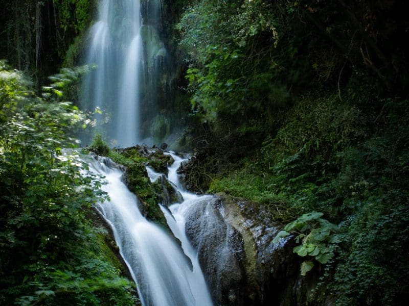 waterfall in mcleodganj